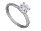 1 1/14ct. t.w. Newborn Lab Created Diamond Engagement Ring in 14K White Gold