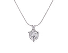 1 1/2ct. Newborn Lab Created Diamond Pendant in 14K White Gold