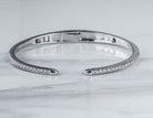 7/8ct. t.w. Diamond Bangle Bracelet in 14K White Gold