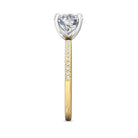1/8ct. t.w. Diamond Engagement Ring in 14K Yellow and White Gold