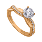 1/10ct. t.w. Diamond Engagement Ring in 14K Yellow Gold