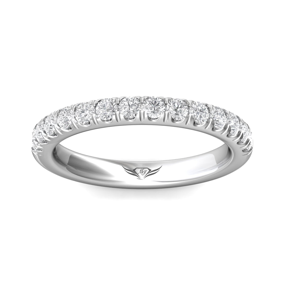 5/8ct. t.w. Diamond Wedding Ring in 14K White Gold