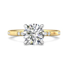 1/4ct. t.w. Diamond Engagement Ring in 14K Yellow and White Gold