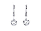 1/10ct. t.w. Kessler 81 Round Diamond Drop Earrings in 14K White Gold