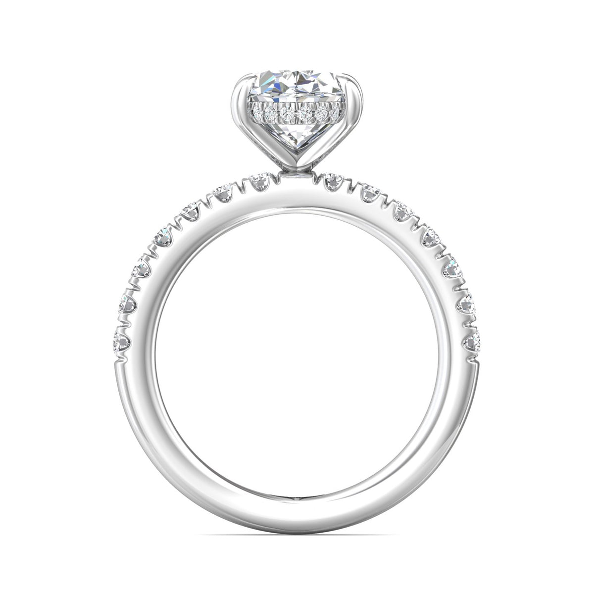 1/2ct. t.w. Diamond Engagement Ring in 14K White Gold