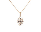 1/8ct. t.w. Black Diamond Pendant in 10K Yellow Gold