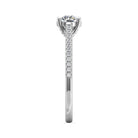 1/6ct. t.w. Diamond Engagement Ring in 14K White Gold