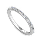 1/2ct. t.w. Baguette Cut Diamond Wedding Band in 14K White Gold