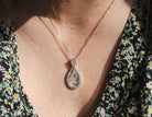 1 5/8ct. t.w. Diamond Drop Pendant in 14K White Gold