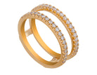 1/2ct. t.w. Diamond Wedding Guard Ring in 14K Yellow Gold