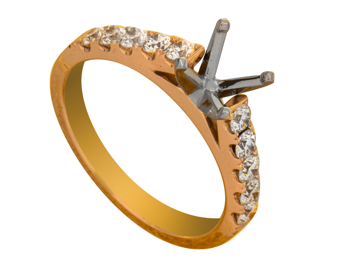 1/2ct. t.w. Diamond Engagement Ring in 14K Yellow Gold