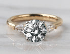 2/5ct. t.w. Pear Cut Diamond Engagement Ring in 18K Yellow Gold