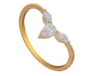1/3ct. t.w. Diamond Curved Wedding Ring in 14K Yellow Gold