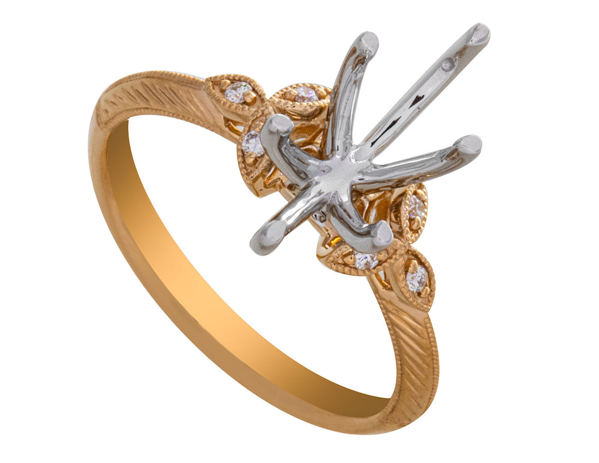.05ct. t.w. Diamond Engagement Ring in 14K Yellow Gold