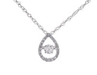 1/3ct. t.w. Diamond Shimmering Pendant in 14K White Gold