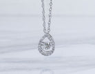 1/3ct. t.w. Diamond Shimmering Pendant in 14K White Gold