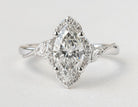 1 3/4ct. t.w. Marquise Cut Newborn Lab Created Diamond Engagement Ring in 14K White Gold