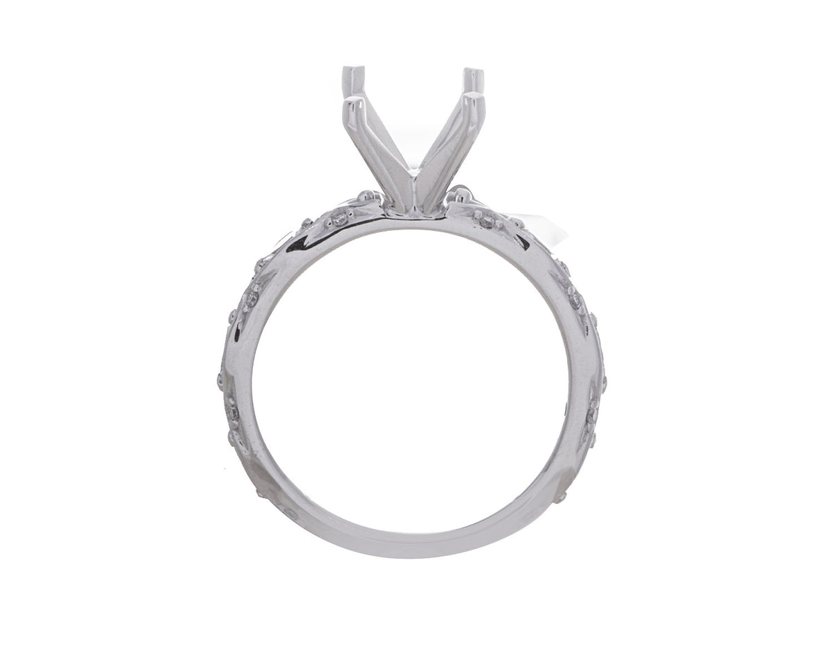 1/3ct. t.w. Diamond Engagement Ring in 14K White Gold