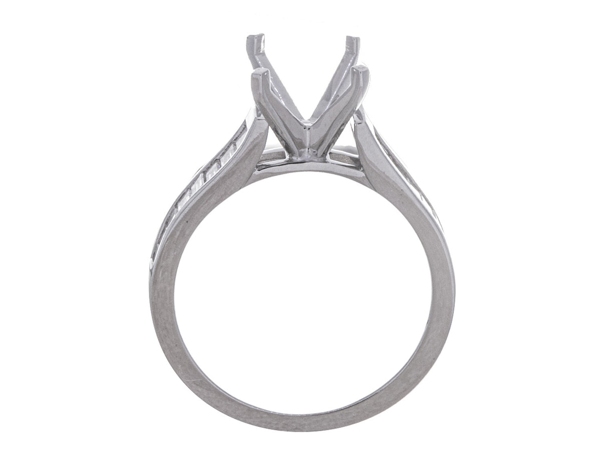 5/8ct. t.w. Diamond Engagement Ring in 14K White Gold