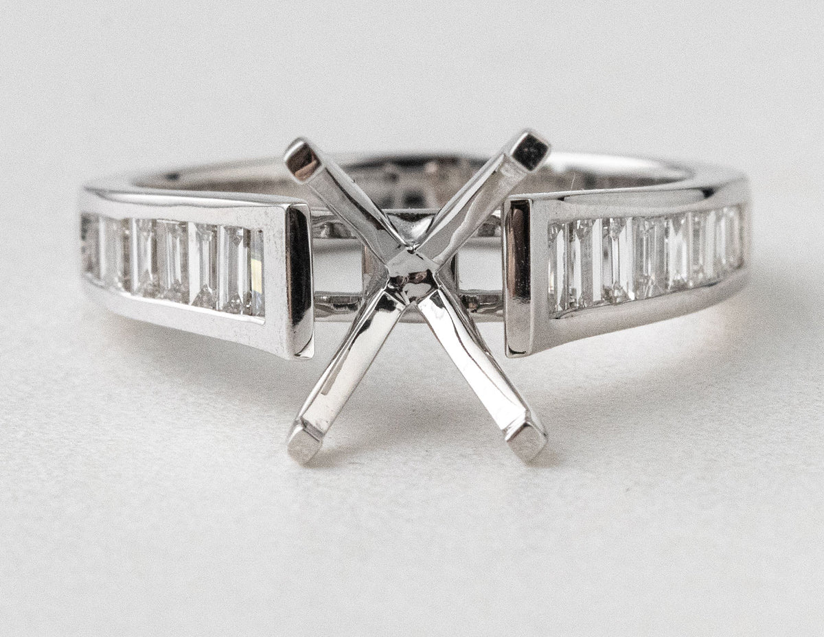 5/8ct. t.w. Diamond Engagement Ring in 14K White Gold
