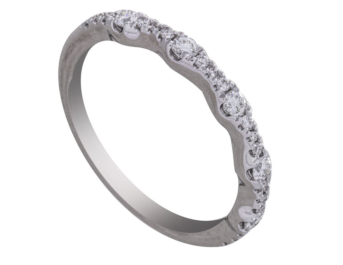 1/4ct. t.w. Diamond Anniversary Ring in 14K White Gold