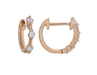 1/6ct. t.w. Newborn Lab Created Diamond Hoop Earrings in 14K Yellow Gold