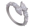Lab Grown Diamond Ring in 14K White Gold
