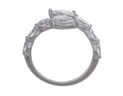 Lab Grown Diamond Ring in 14K White Gold