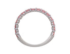 1ct. t.w. Pink Newborn Lab-Created Diamond Anniversary Ring in 14K White Gold