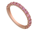 1ct. t.w. Pink Newborn Lab-Created Diamond Anniversary Ring in 14K Rose Gold