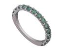 1ct. t.w. Green Newborn Lab-Created Diamond Anniversary Ring in 14K White Gold