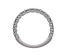 1ct. t.w. Green Newborn Lab-Created Diamond Anniversary Ring in 14K White Gold