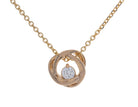 1/10ct. Kessler 81 Round Diamond Pendant in 14K Yellow Gold
