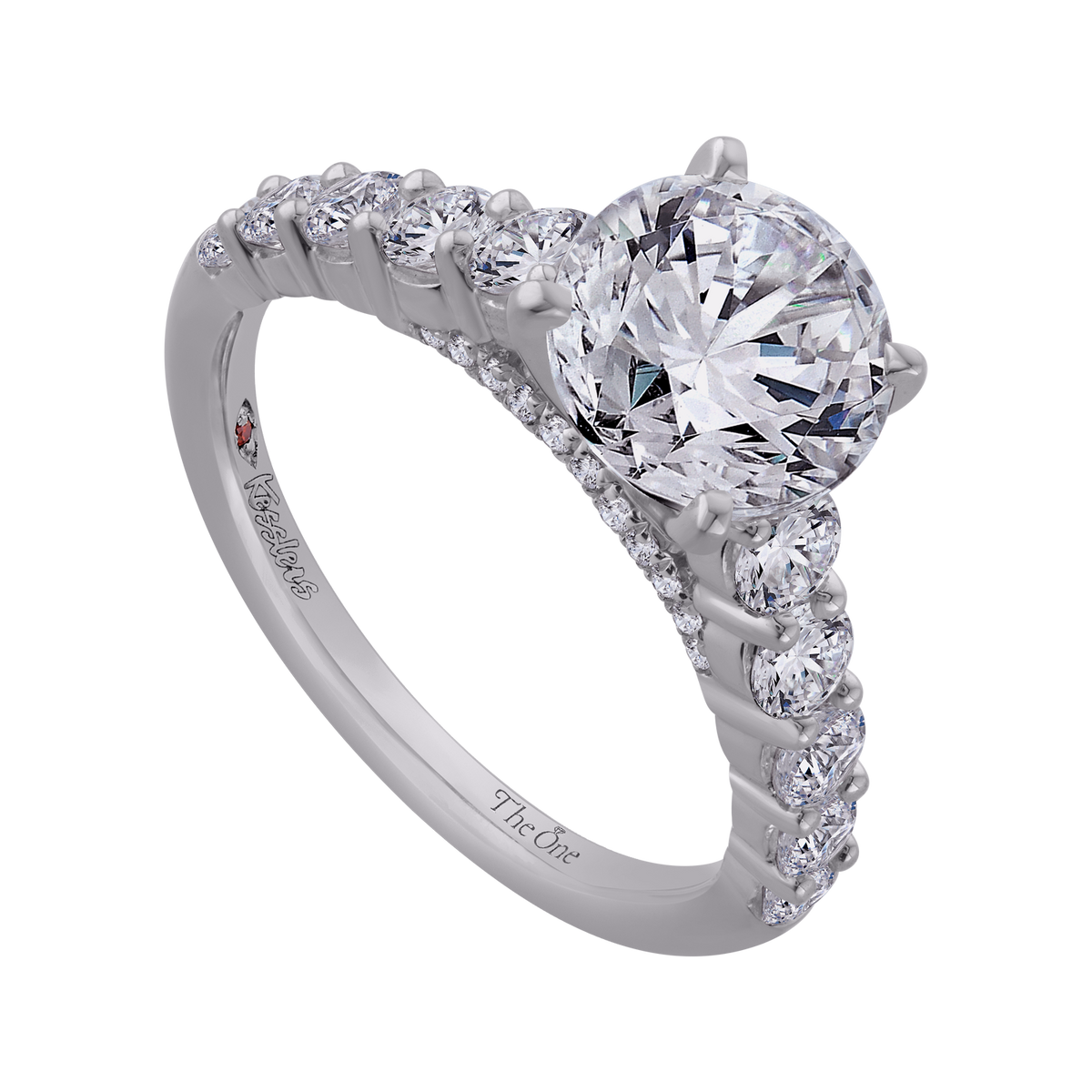 1ct. t.w. Diamond Engagement Ring in 14K White Gold