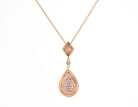 1/6ct. t.w. Diamond Teardrop Pendant in 10K Yellow Gold