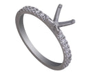 1/4ct. t.w. Diamond Engagement Ring in 14K White Gold