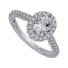 1/2ct. t.w. Round Cut Diamond Engagement Ring in 14K White Gold