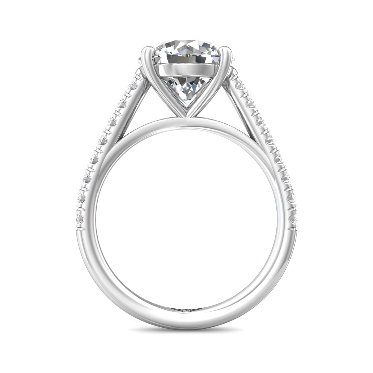 1/3ct. t.w. Diamond Engagement Ring in 14K White Gold