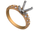 1/4ct. t.w. Diamond Engagement Ring in 14K Yellow Gold