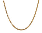 20" Rounded Box Chain in 14K Yellow Gold