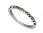 1/4ct. t.w. Green Diamond Ring in 14K White Gold