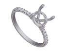 1/5ct. t.w. Diamond Engagement Ring in 14K White Gold