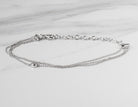 .05ct. 3-Row Bracelet in Sterling Silver