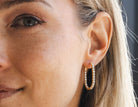 2ct. t.w. Diamond U-Shaped Hoop Earrings in 14K Yellow Gold