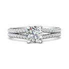 1/3ct. t.w. Round Cut Diamond Engagement Ring in 14K White Gold