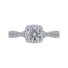 1/3ct. t.w. Round Cut Diamond Engagement Ring in 14K White Gold
