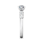 5/8ct. t.w. Round Cut Diamond Engagement Ring in 14K White Gold