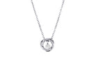 1/10ct. t.w. Kessler 81 Round Diamond Pendant in Sterling Silver