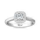 1/7ct. t.w. Diamond Engagement Ring in 14K White Gold