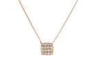 1/8ct. t.w. Diamond Cushion Pendant in 10K Yellow Gold